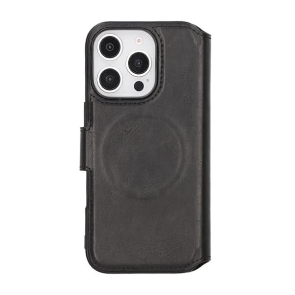 iPhone 16 Pro Plånboksfodral Rvelon - Svart