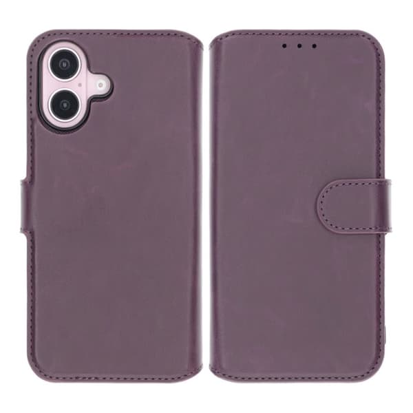 iPhone 16 Plånboksfodral Magnet Rvelon - Lila