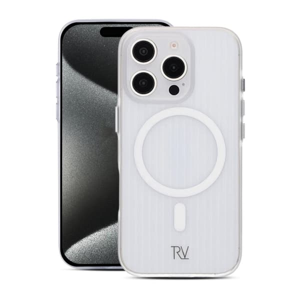iPhone 16 Pro Max Mobilskal Korrugerad Magsafe Rvelon - Transparent