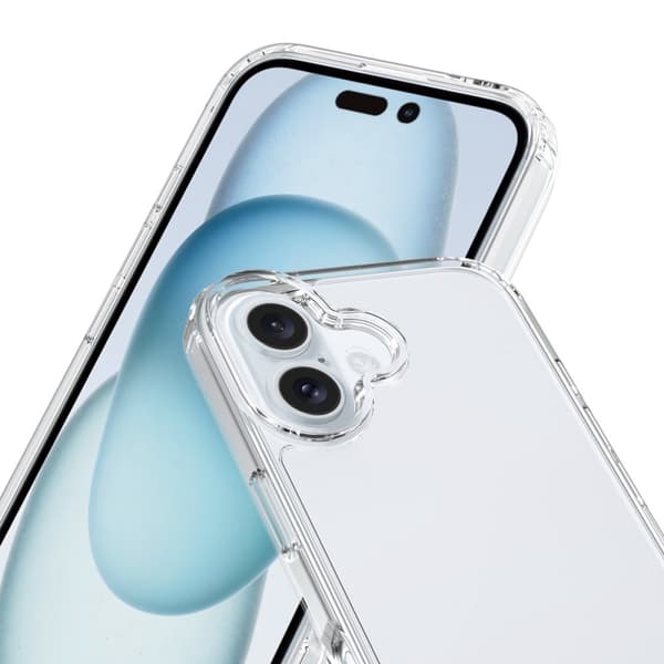 iPhone 16 Plus Mobilskal Stöttåligt Rvelon - Transparent