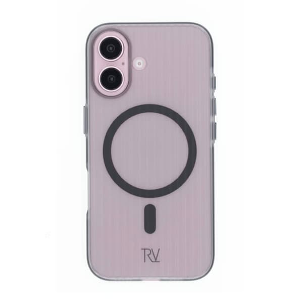 iPhone 16 Mobilskal Korrugerad Magsafe Rvelon - Grå