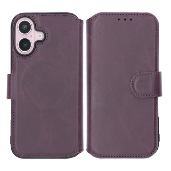 iPhone 16 Plånboksfodral Rvelon - Lila