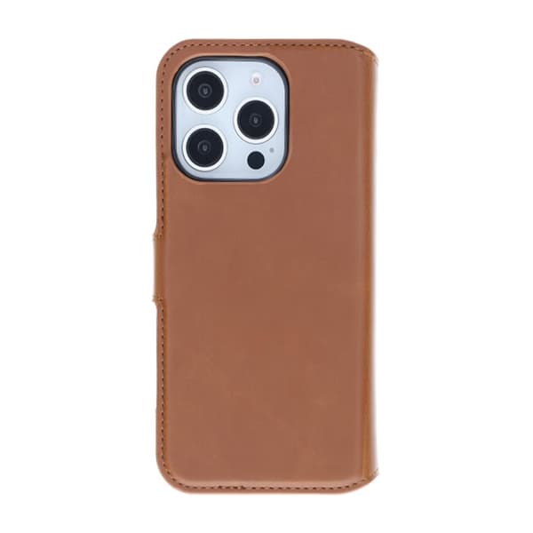 iPhone 16 Pro Plånboksfodral Magnet Rvelon - Brun