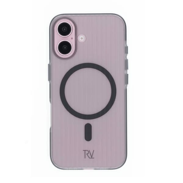 iPhone 16 Mobilskal Korrugerad Magsafe Rvelon - Svart