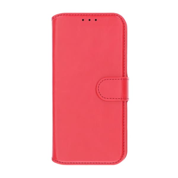 iPhone 16 Pro Plånboksfodral Magnet Rvelon - Röd