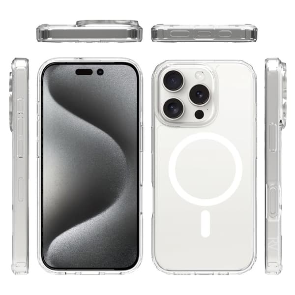 iPhone 16 Pro Max Mobilskal MagSafe Rvelon - Transparent