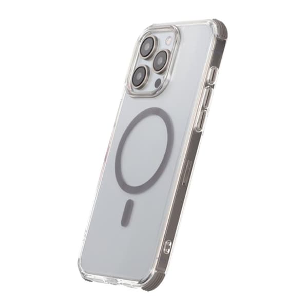 iPhone 15 Pro Rvelon Mobilskal Magnet med Kantskydd - Grå
