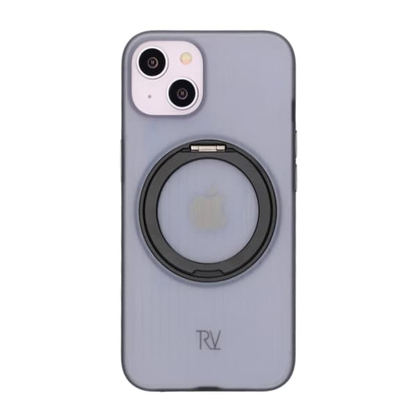 iPhone 13/14 Rvelon Skal Roterande Magnet Stativ - Svart