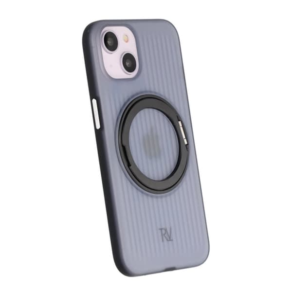 iPhone 13/14 Rvelon Skal Roterande Magnet Stativ - Svart
