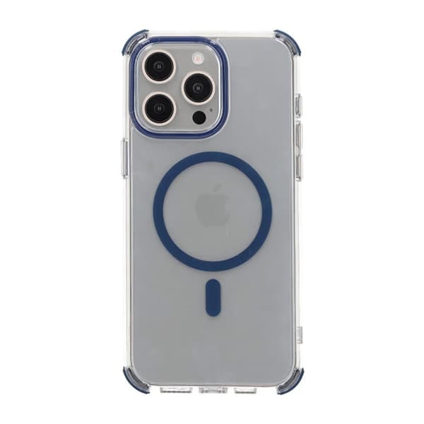 iPhone 15 Pro Rvelon Mobilskal Magnet med Kantskydd - Blå
