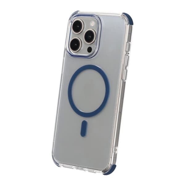 iPhone 15 Pro Rvelon Mobilskal Magnet med Kantskydd - Blå