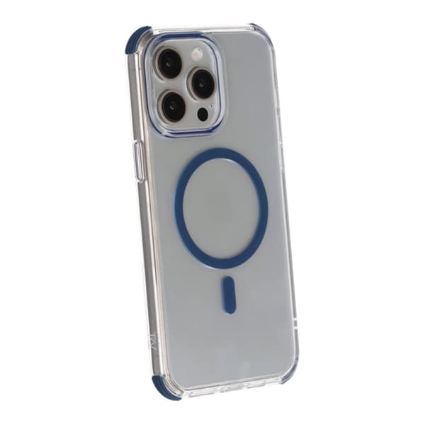 iPhone 15 Pro Rvelon Mobilskal Magnet med Kantskydd - Blå