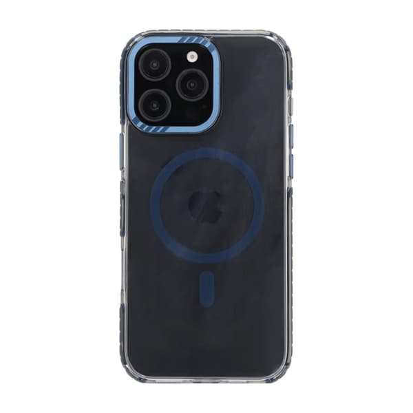 iPhone 16 Pro Max Rvelon Mobilskal Magnet Förstärkt - Blå