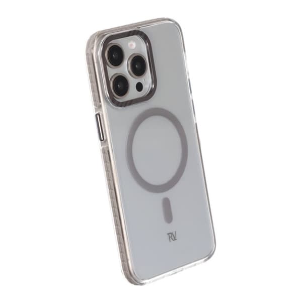 iPhone 15 Pro Max Rvelon Mobilskal Magnet Förstärkt - Grå