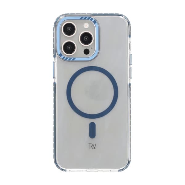 iPhone 15 Pro Rvelon Mobilskal Magnet Förstärkt - Blå