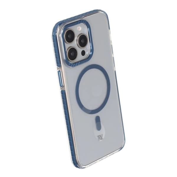 iPhone 15 Pro Rvelon Mobilskal Magnet Förstärkt - Blå