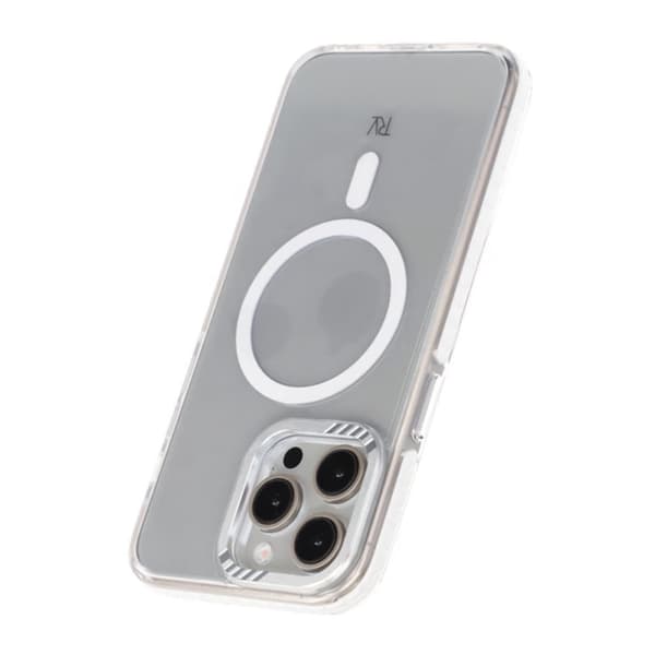 iPhone 15 Pro Max Rvelon Mobilskal Magnet Förstärkt - Vit