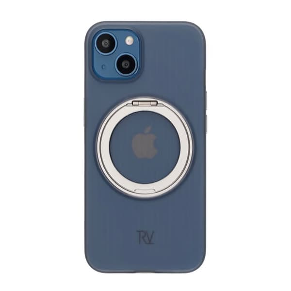iPhone 13/14 Rvelon Skal Roterande Magnet Stativ - Grå