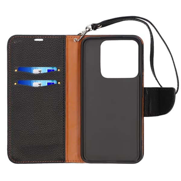 Xiaomi 14 Plåboksfodral med Stativ - Svart