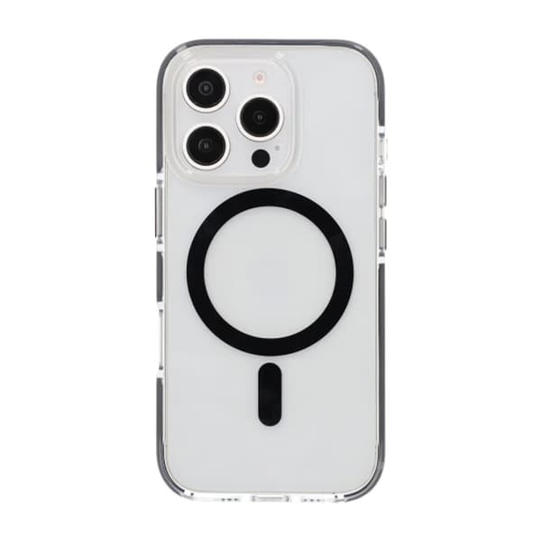 iPhone 16 Pro Max Mobilskal Magnet Dubbelskydd - Svart