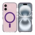 Pikkukuva 1 / 5: iPhone 16 Plus Mobilskal Magnet Dubbelskydd - Lila