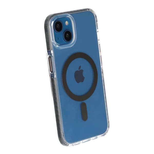 iPhone 13/14 Mobilskal Magnet Dubbelskydd - Grå