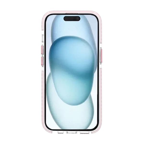 iPhone 15 Mobilskal Magnet Dubbelskydd - Rosa