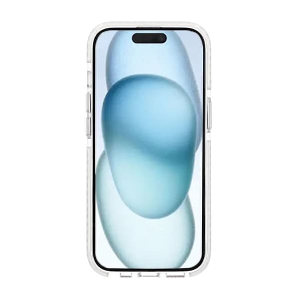 iPhone 15 Mobilskal Magnet Dubbelskydd - Vit