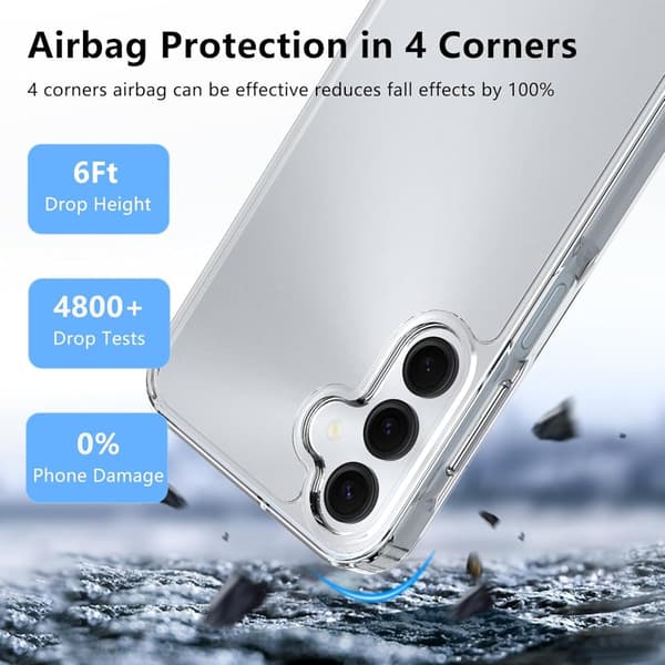 Samsung A16 gjennomsiktig TPU-skall