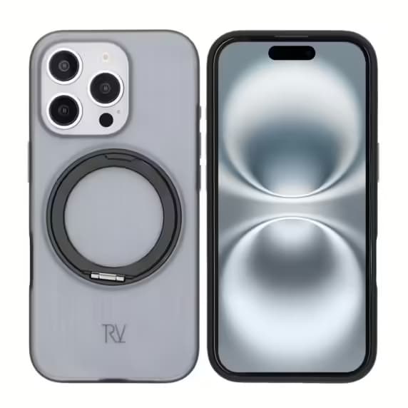 iPhone 16 Pro Max Rvelon Skal Roterande Magnet Stativ - Brons