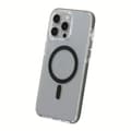 Miniatyrbild 4 av 5: Transparent dubbelsidigt IMD magnetfodral för iPhone 15 Pro grå