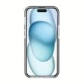 Miniatyrbild 2 av 5: Transparent dubbelsidigt IMD magnetfodral för iPhone 15 Pro grå