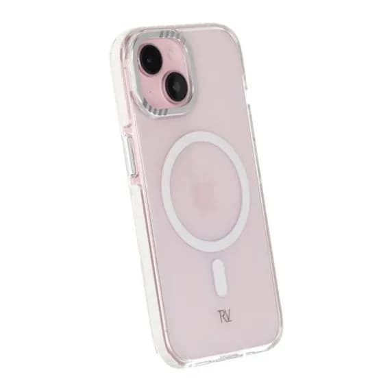 iPhone 15 Rvelon Mobilskal Magnet Förstärkt - Vit