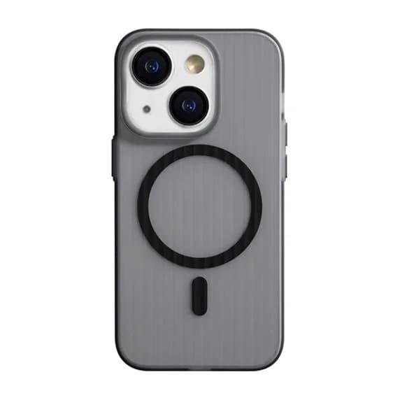 iPhone 15 Mobilskal Korrugerad Anti-Halk - Grå