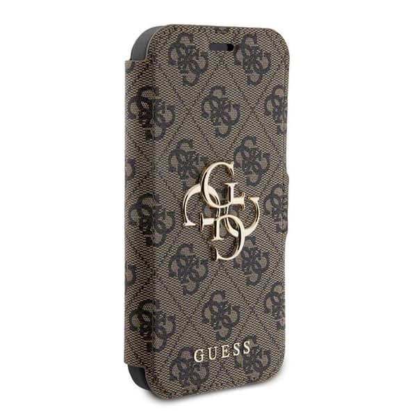 Skal till iPhone 15 Pro Max - Guess Book 4G (GUBKP15X4GMMGMGBR) - Brun