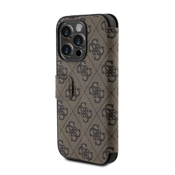 Skal till iPhone 15 Pro Max - Guess Book 4G (GUBKP15X4GMMGMGBR) - Brun