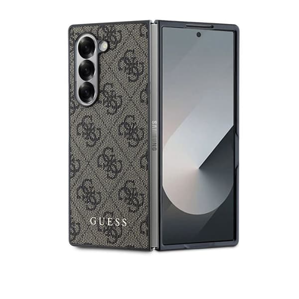 Fodral till Samsung Galaxy Z Fold6 - Guess Hardcase 4G (GUHCZFD6GF4GBR) - Brun