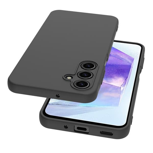 SKALO Samsung A16 Mattamusta erittäin ohut TPU-suojakuori