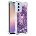 Miniatyrbild 3 av 7: SKALO Samsung A16 Kvicksand Glitter Hjärtan TPU-skal - Lila