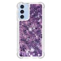 Miniatyrbild 2 av 7: SKALO Samsung A16 Kvicksand Glitter Hjärtan TPU-skal - Lila