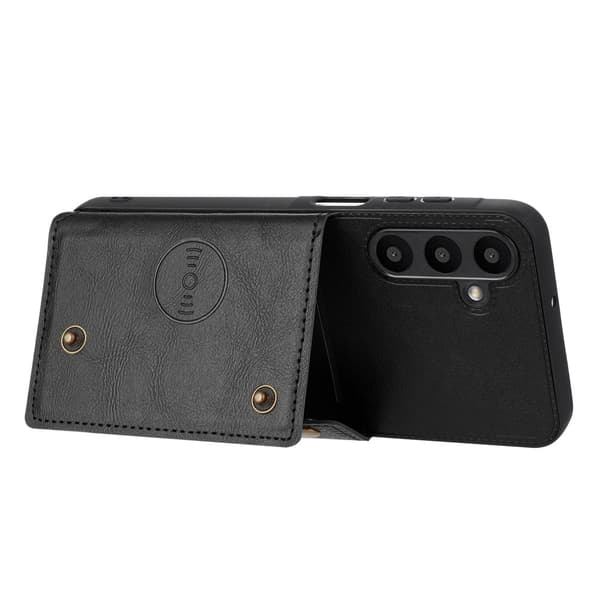 SKALO Samsung A16 PU-Läder Skal med Plånbok - Svart