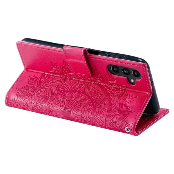 SKALO Samsung A16 Mandala Flip Cover - Pink