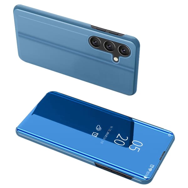SKALO Samsung A16 Clear View Flip Cover - Blå