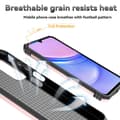 Pikkukuva 6 / 9: SKALO Samsung A16 Armor hybridi metallirengas kameran liukusäädin - Ruusukulta