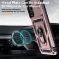 Pikkukuva 8 / 9: SKALO Samsung A16 Armor hybridi metallirengas kameran liukusäädin - Ruusukulta
