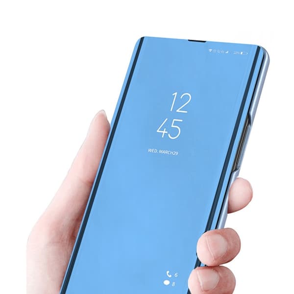 SKALO Samsung A16 Clear View Lompakkokotelo - Hopea