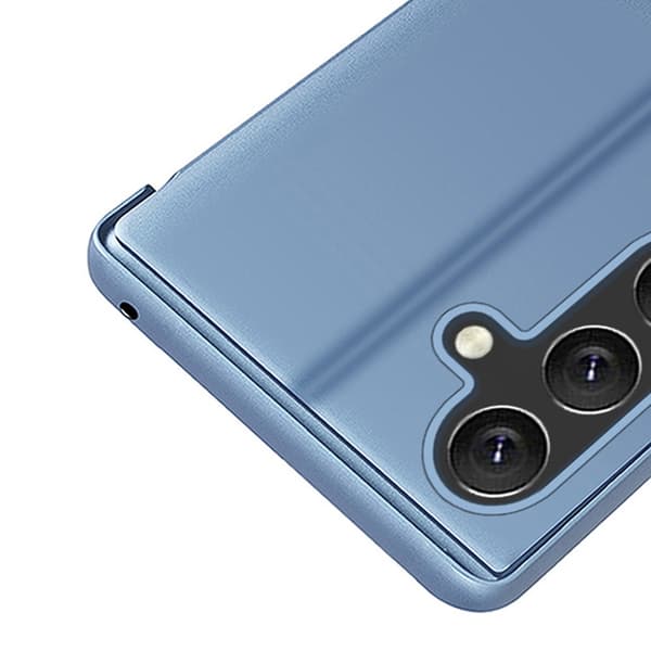 SKALO Samsung A16 Clear View Lompakkokotelo - Hopea