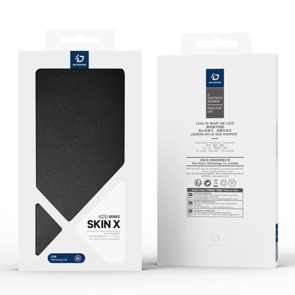 DUX DUCIS Samsung A16 Skin X Pro Lompakkokotelo - Musta