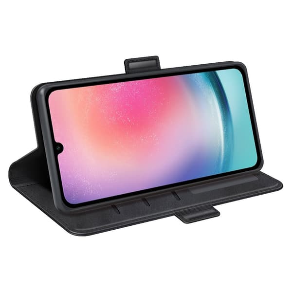 SKALO Samsung A16 Premium Wallet Flip Cover - Sort