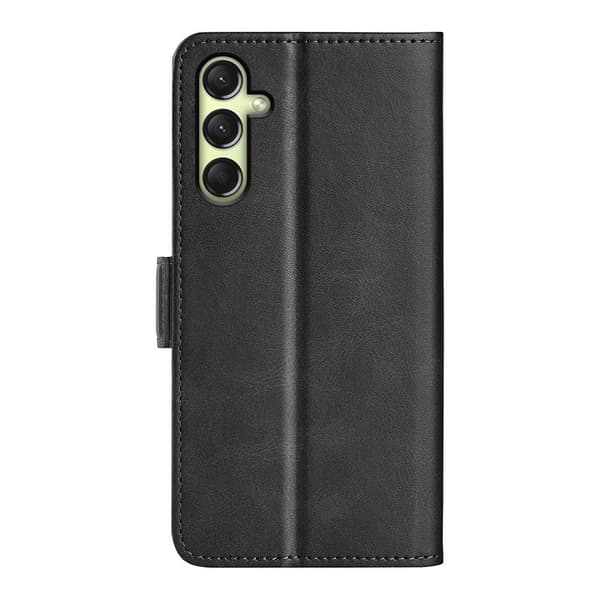 SKALO Samsung A16 Premium Wallet Flip Cover - Sort